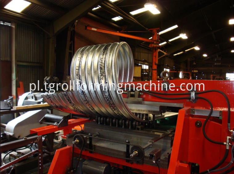 Metal Drain Pipe Culvert Machinery